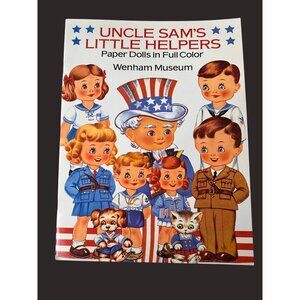 Uncle Sams Little Helpers Paper‎ Dolls In Full Color Wenham Museum